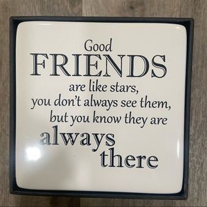 Friends 4 piece coaster set